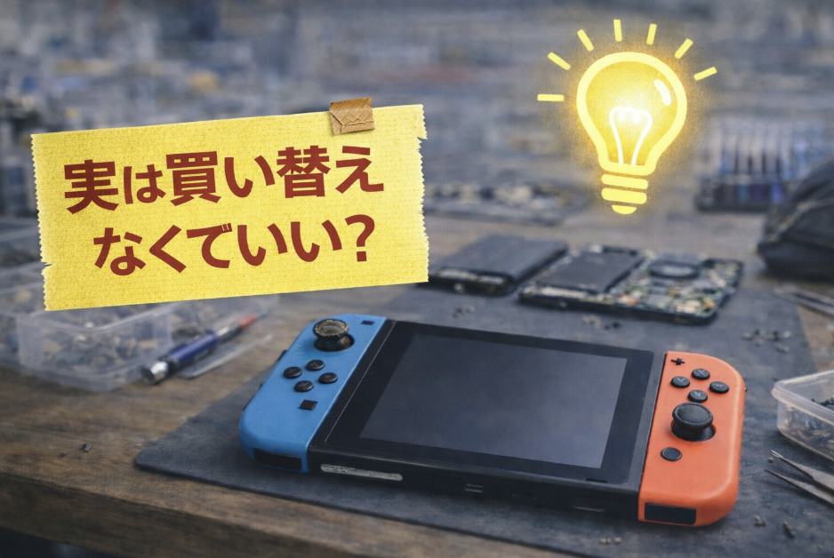 実は買い替えなくていい？高槻でジョイコン修理を選ぶべき理由